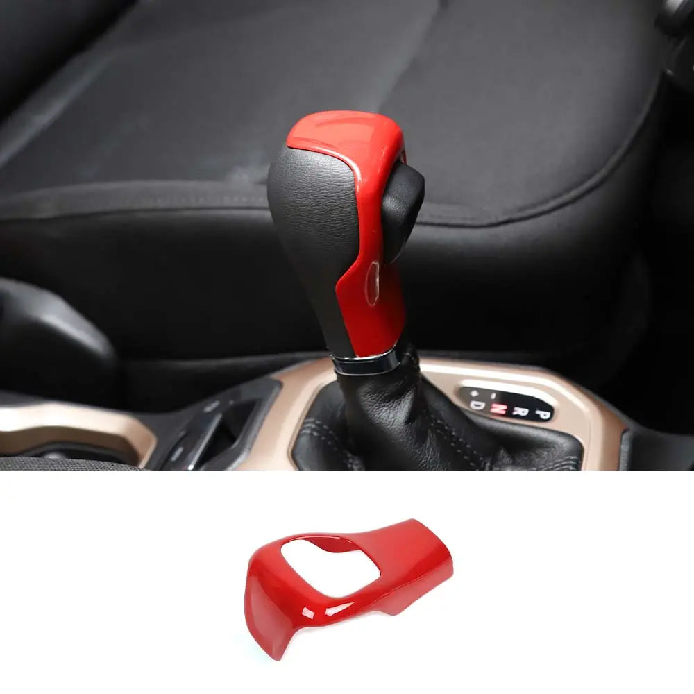 For 2014-2018 Jeep Cherokee Car Gear Shift Knob Handle Trim Cover