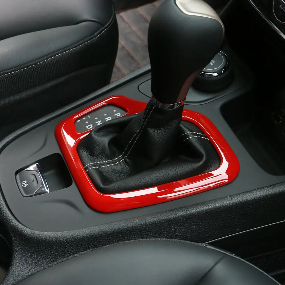 For 2014-2018 Jeep Cherokee Center Console Gear Shift Frame Trim