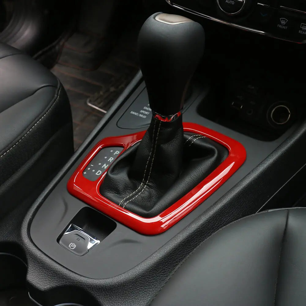 For 2014-2018 Jeep Cherokee Center Console Gear Shift Frame Trim
