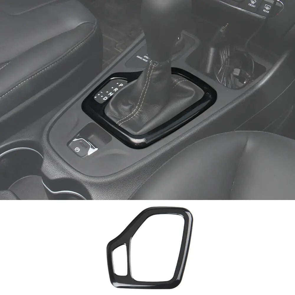 For 2014-2018 Jeep Cherokee Center Console Gear Shift Frame Trim