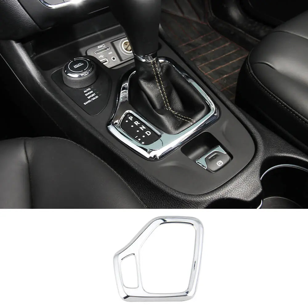 For 2014-2018 Jeep Cherokee Center Console Gear Shift Frame Trim