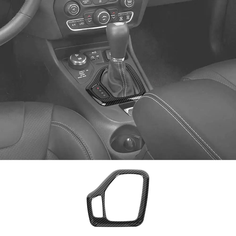 For 2014-2018 Jeep Cherokee Center Console Gear Shift Frame Trim