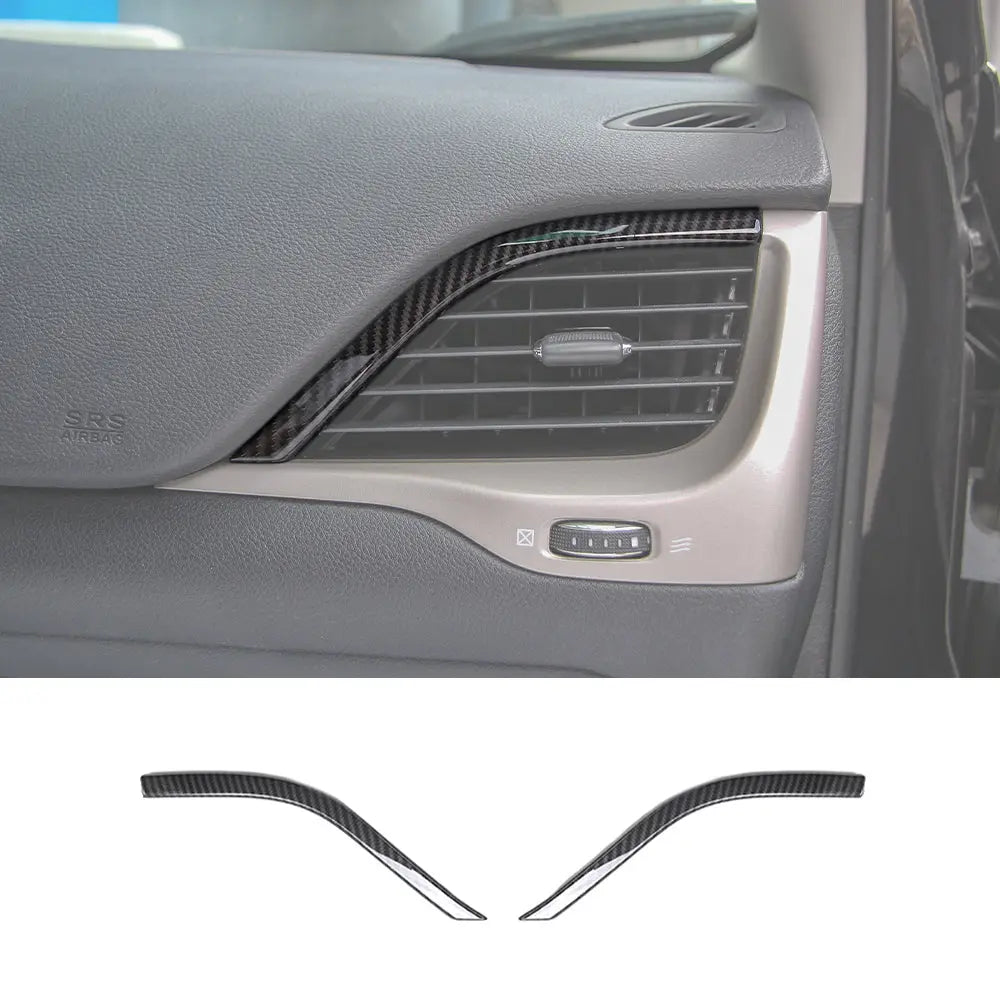 For 2014-2018 Jeep Cherokee Interior Dashboard Air Vent Outlet Trim