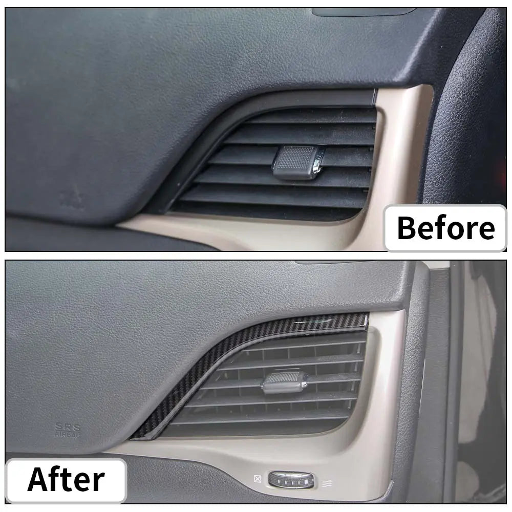 For 2014-2018 Jeep Cherokee Interior Dashboard Air Vent Outlet Trim