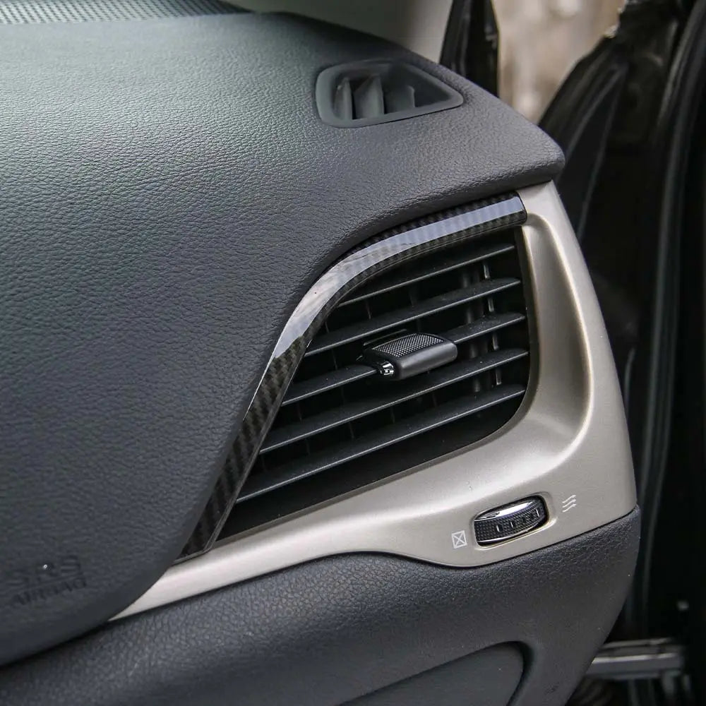 For 2014-2018 Jeep Cherokee Interior Dashboard Air Vent Outlet Trim