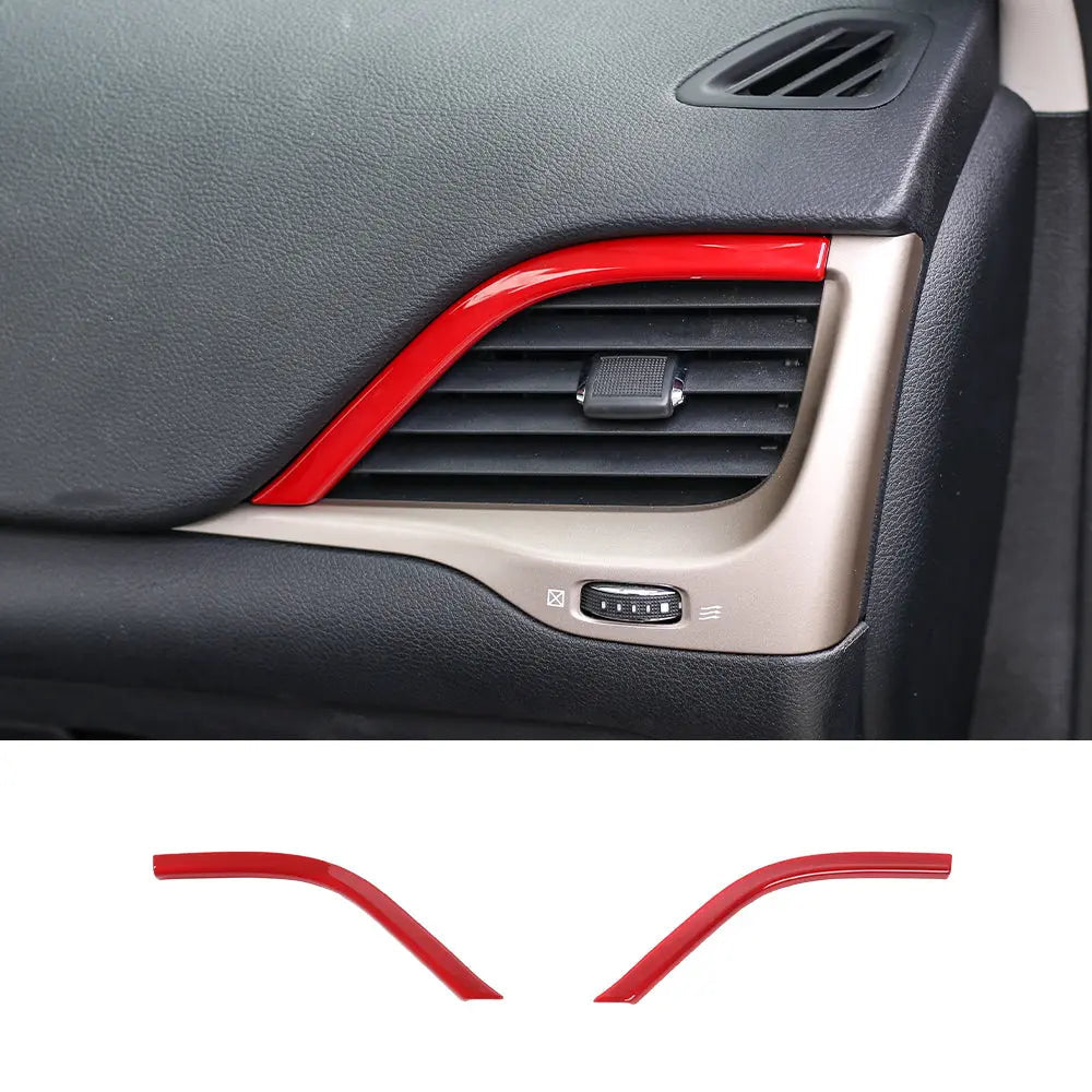 For 2014-2018 Jeep Cherokee Interior Dashboard Air Vent Outlet Trim