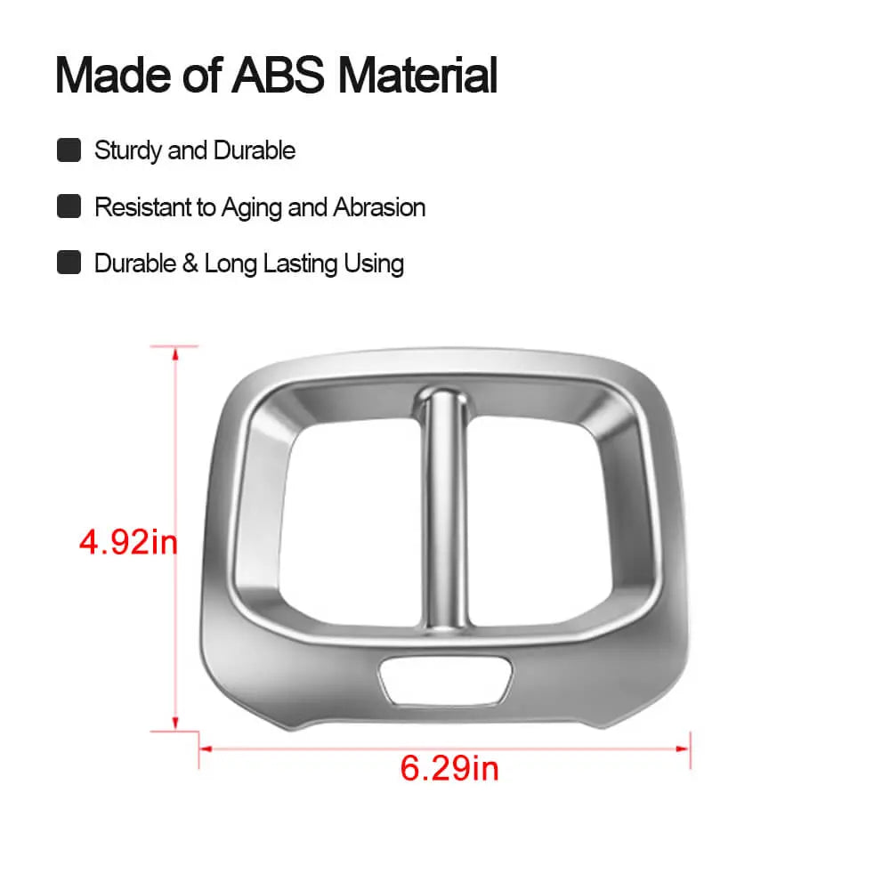 For 2014-2018 Jeep Cherokee Rear Seat Air Vent Outlet Cover Trim Frame Silver
