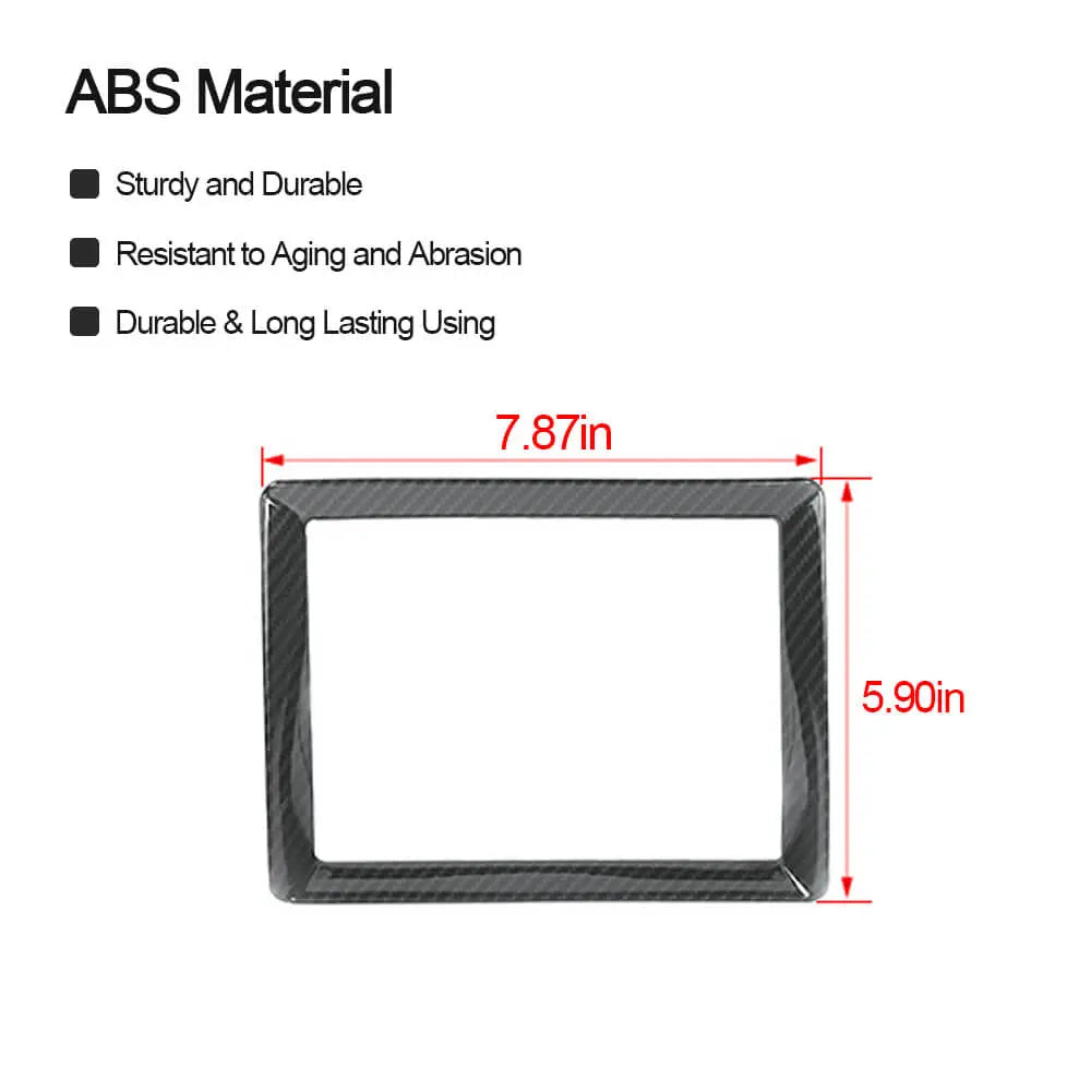 For 2014-2018 Jeep Grand Cherokee WK2 8.4inch Front Center Console GPS Decoration Frame Trim