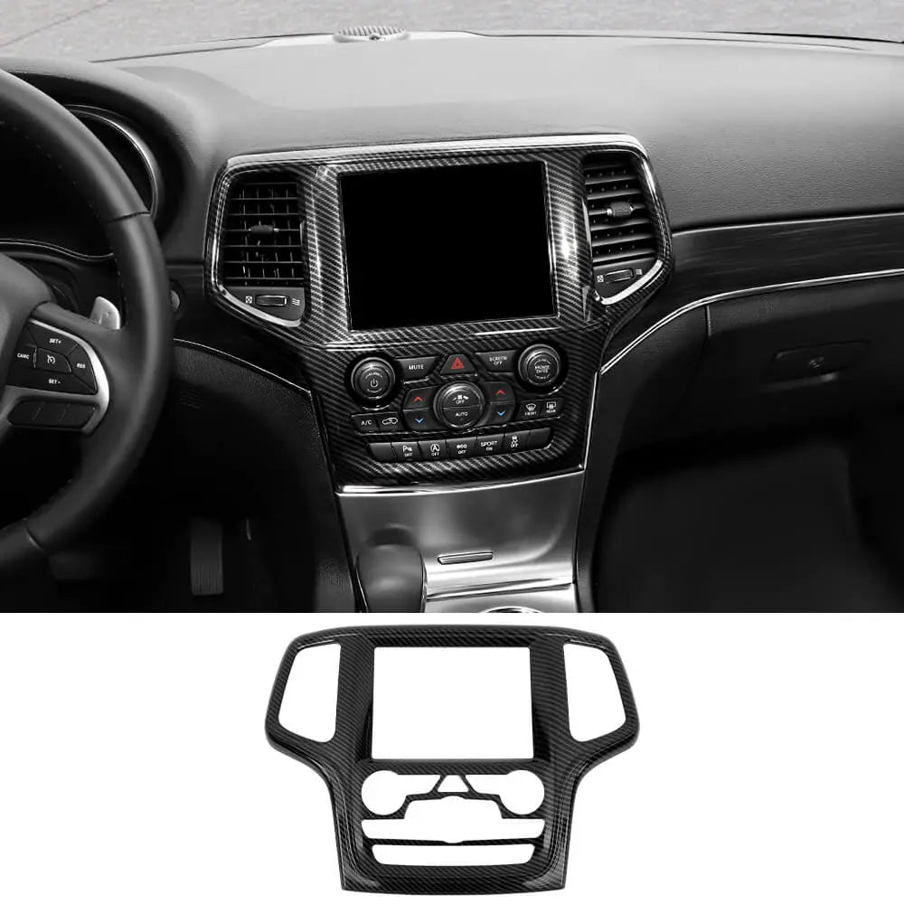 For 2014-2018 Jeep Grand Cherokee WK2 GPS Navigation Panel Trim Cover Bezel
