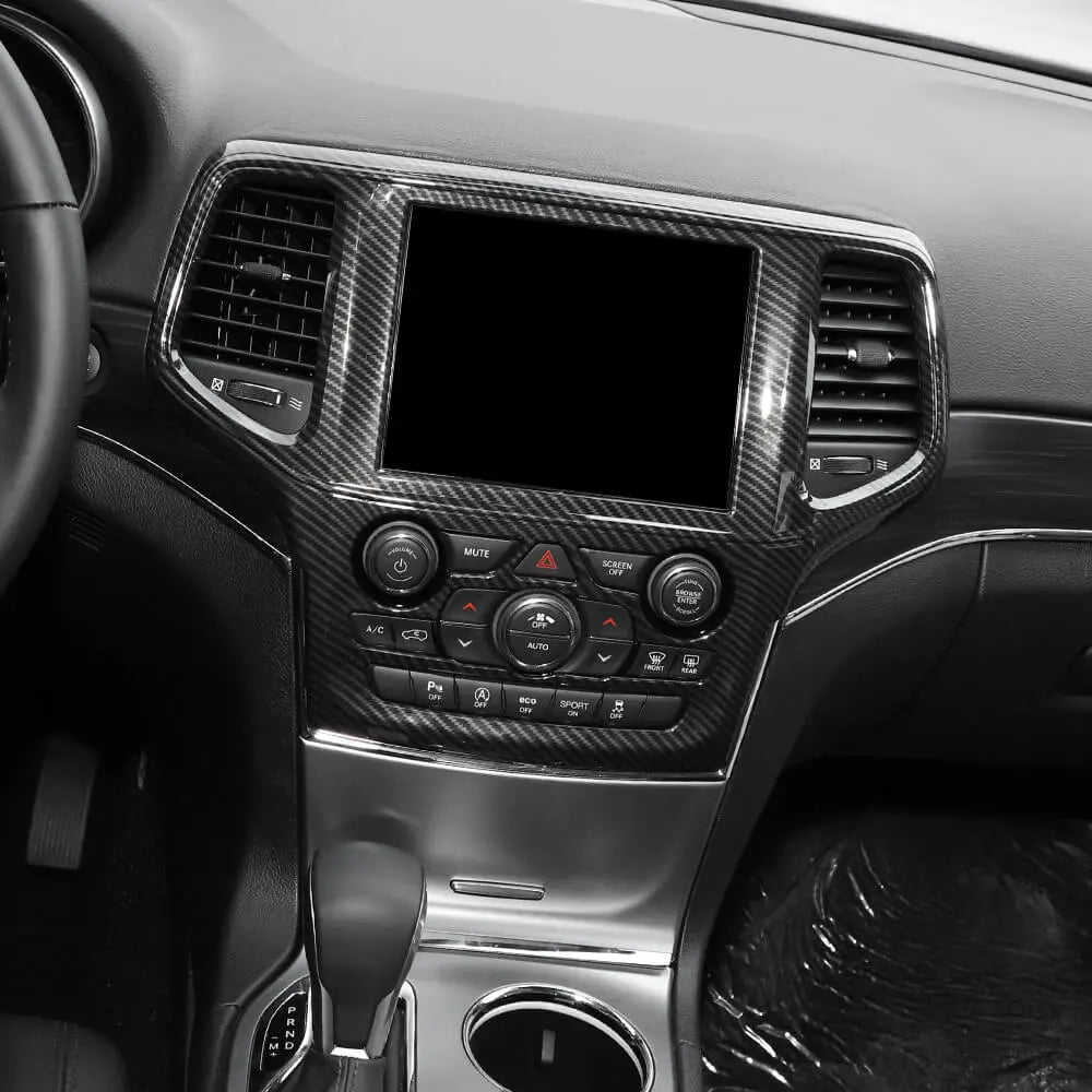 For 2014-2018 Jeep Grand Cherokee WK2 GPS Navigation Panel Trim Cover Bezel