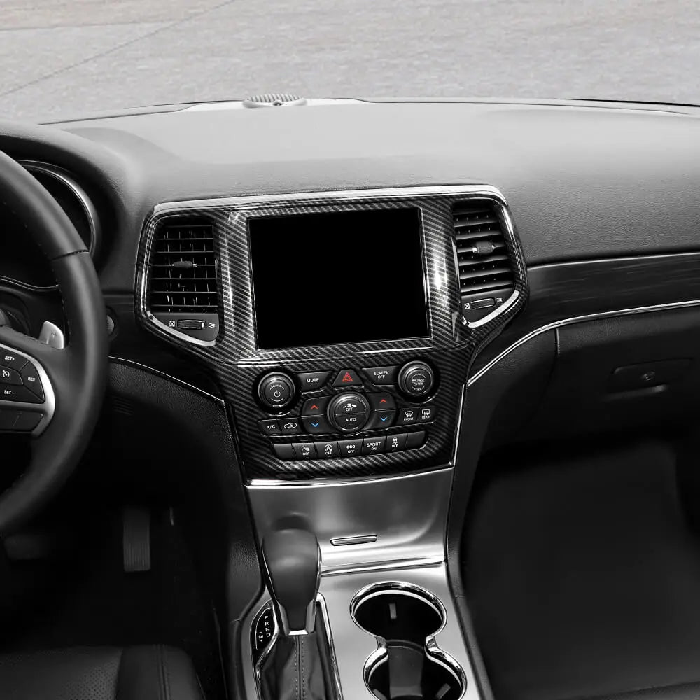 For 2014-2018 Jeep Grand Cherokee WK2 GPS Navigation Panel Trim Cover Bezel