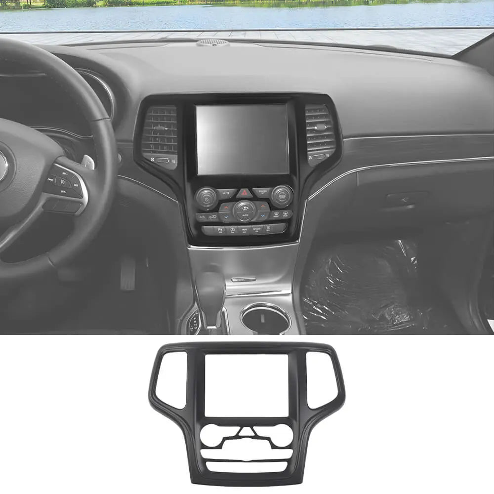 For 2014-2018 Jeep Grand Cherokee WK2 GPS Navigation Panel Trim Cover Bezel
