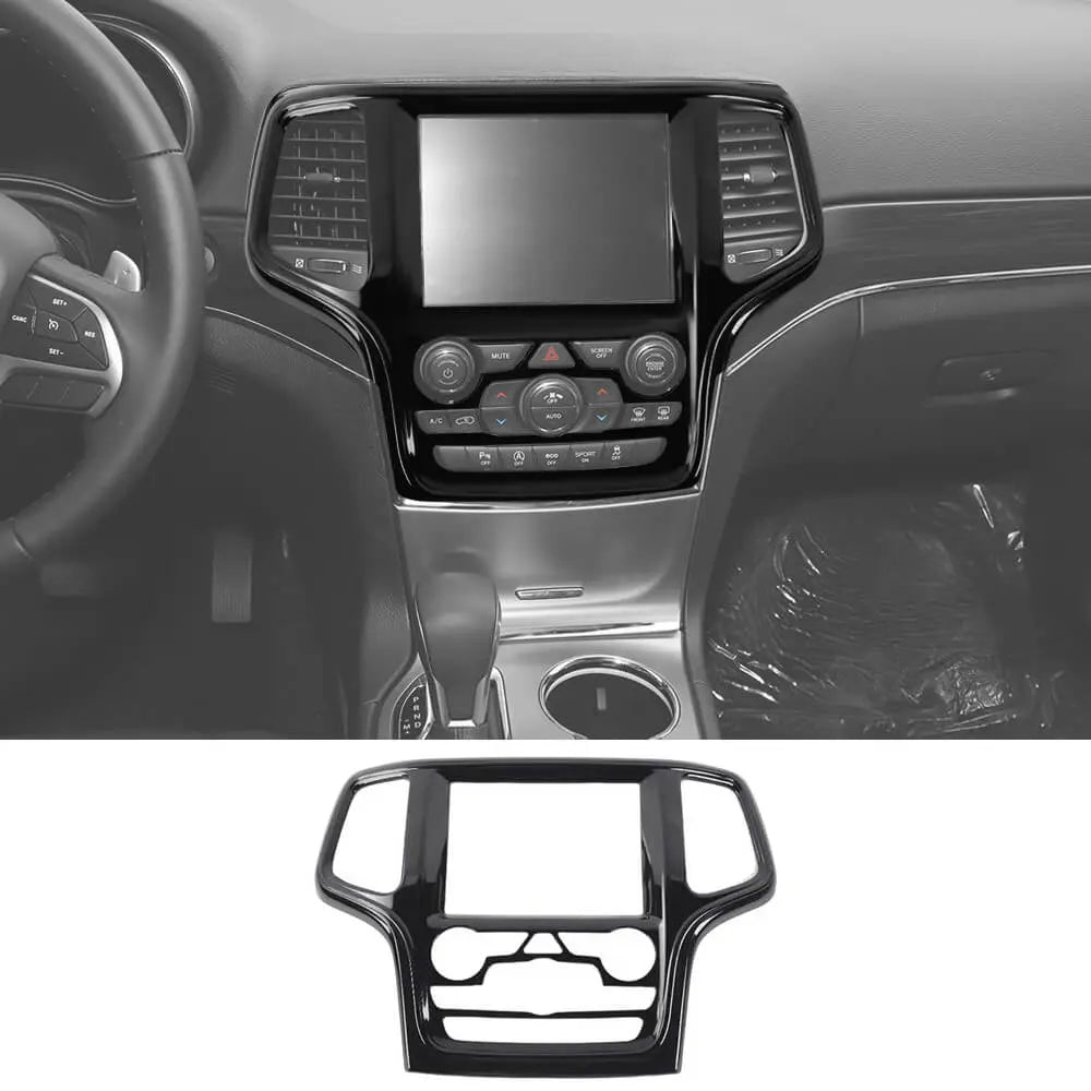 For 2014-2018 Jeep Grand Cherokee WK2 GPS Navigation Panel Trim Cover Bezel