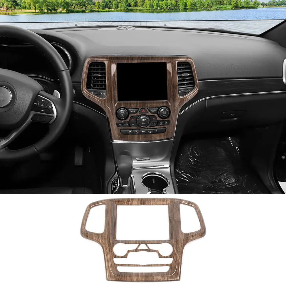 For 2014-2018 Jeep Grand Cherokee WK2 GPS Navigation Panel Trim Cover Bezel