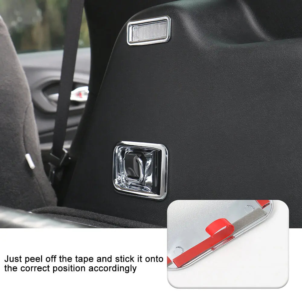 For 2014-2019 Jeep Cherokee Rear Trunk Light Lamp Frame Trim