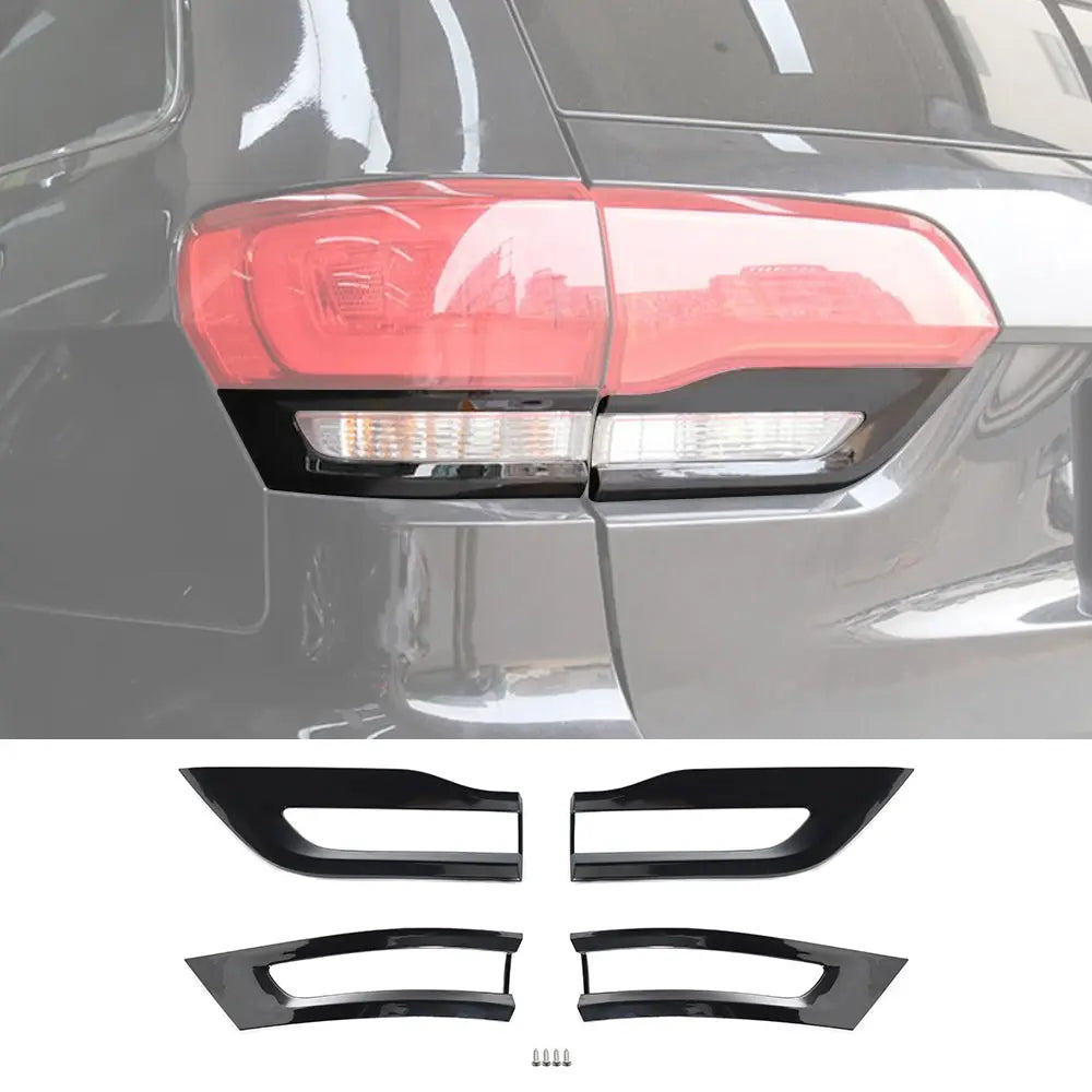 For 2014-2021 Jeep Grand Cherokee WK2 Replacement Tail Light Bezel Trim Kit