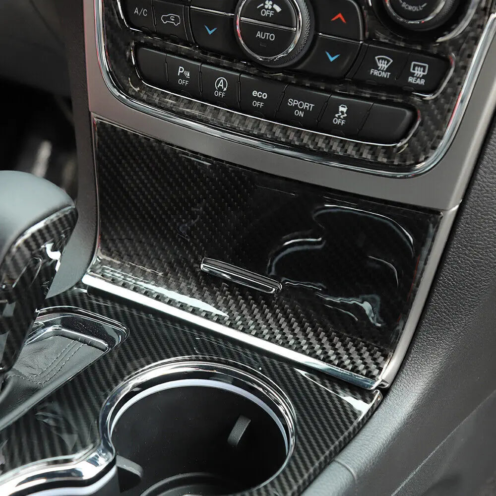 For 2014-2021 Jeep Grand Cherokee Console Center Storage Box Panel Decor Cover Trim