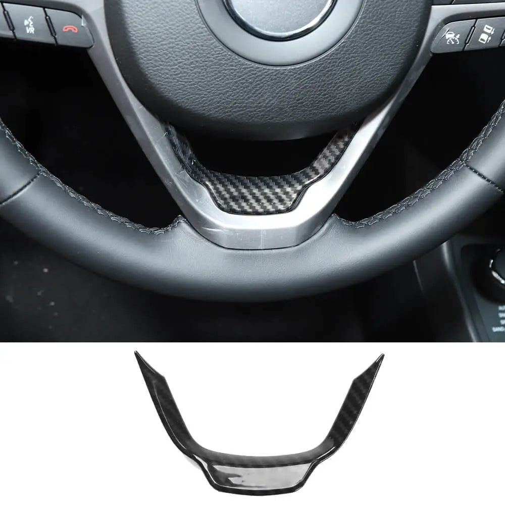 For 2014-2021 Jeep Grand Cherokee WK2/ 2014+ Cherokee Steering Wheel U-shaped Cover Trim