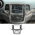 For 2014-2021 Jeep Grand Cherokee WK2 Central Control Navigation Panel Trim Soft Carbon Fiber