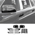 For 2014-2021 Jeep Grand Cherokee WK2 Door Handle Rearview Mirror Tail Light Trim Cover Set Kit