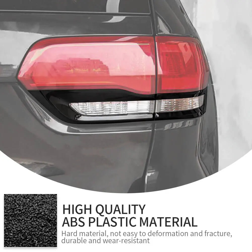 For 2014-2021 Jeep Grand Cherokee WK2 Door Handle Rearview Mirror Tail Light Trim Cover Set Kit