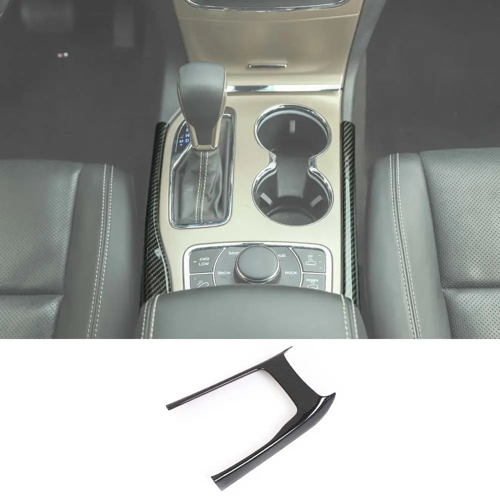 For 2014-2021 Jeep Grand Cherokee WK2 Interior Gear Shift Frame Cover Trim