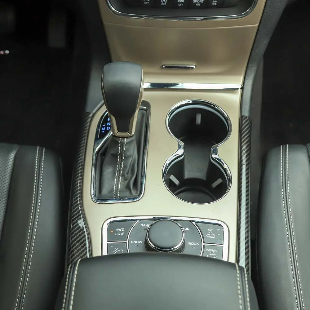 For 2014-2021 Jeep Grand Cherokee WK2 Interior Gear Shift Frame Cover Trim