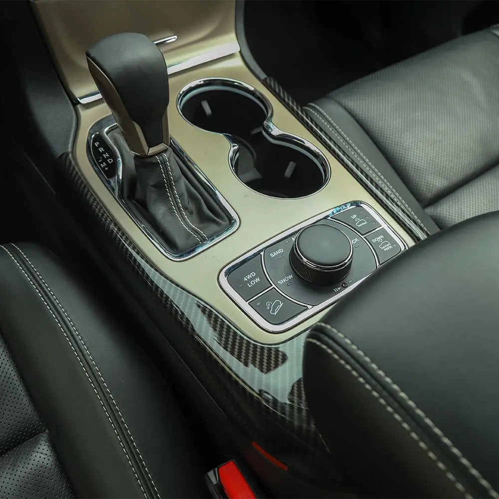 For 2014-2021 Jeep Grand Cherokee WK2 Interior Gear Shift Frame Cover Trim