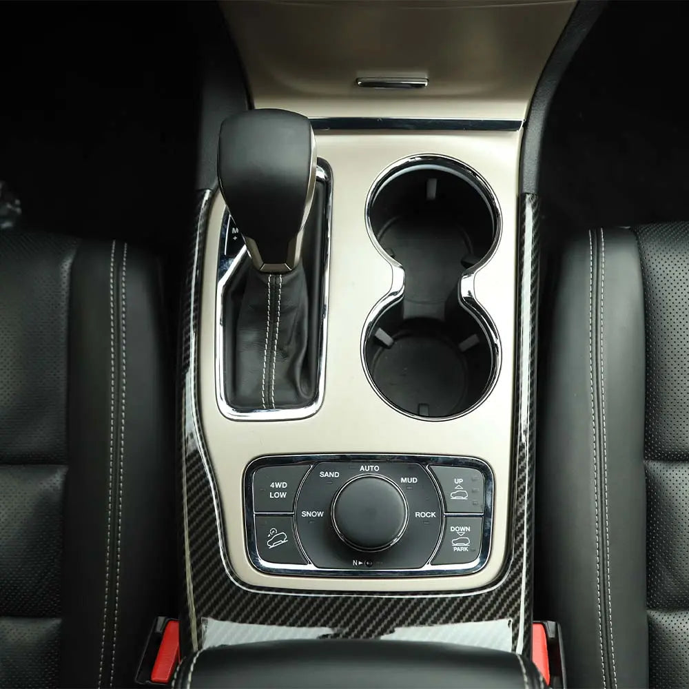 For 2014-2021 Jeep Grand Cherokee WK2 Interior Gear Shift Frame Cover Trim