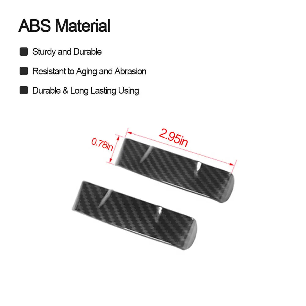 For 2014+ Jeep Cherokee /2017+ Compass Seat Safety Belt Buckle Cover Trim