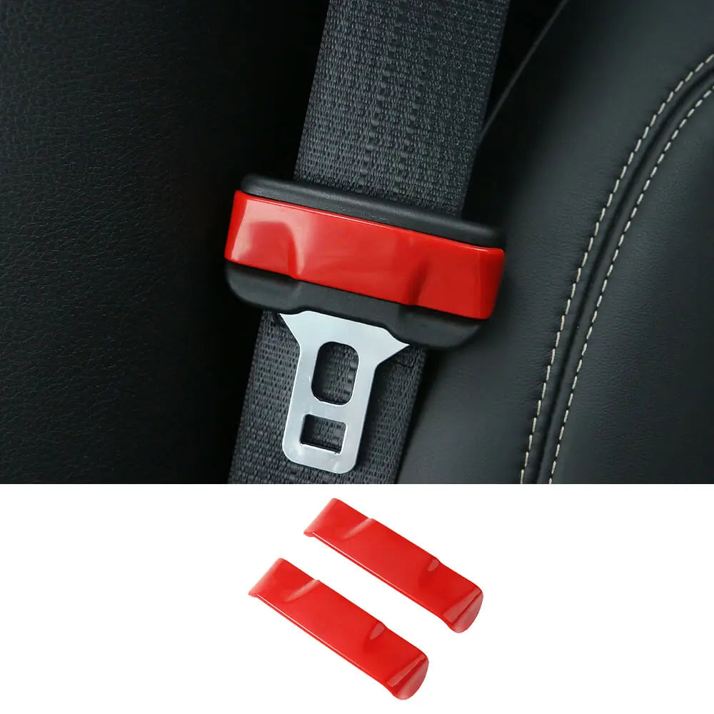 For 2014+ Jeep Cherokee /2017+ Compass Seat Safety Belt Buckle Cover Trim