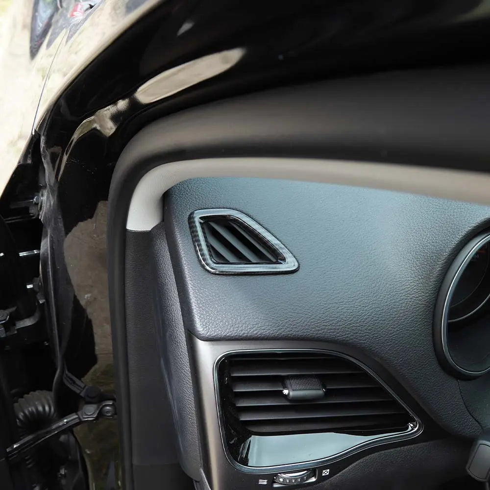 For 2014+ Jeep Cherokee 2pcs Up Vent Decoration Ring Cover Trim