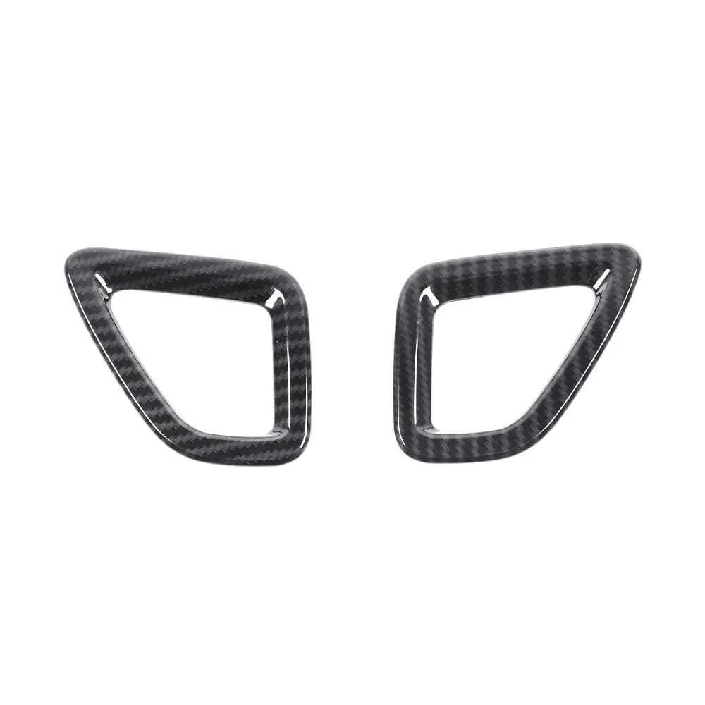 For 2014+ Jeep Cherokee 2pcs Up Vent Decoration Ring Cover Trim