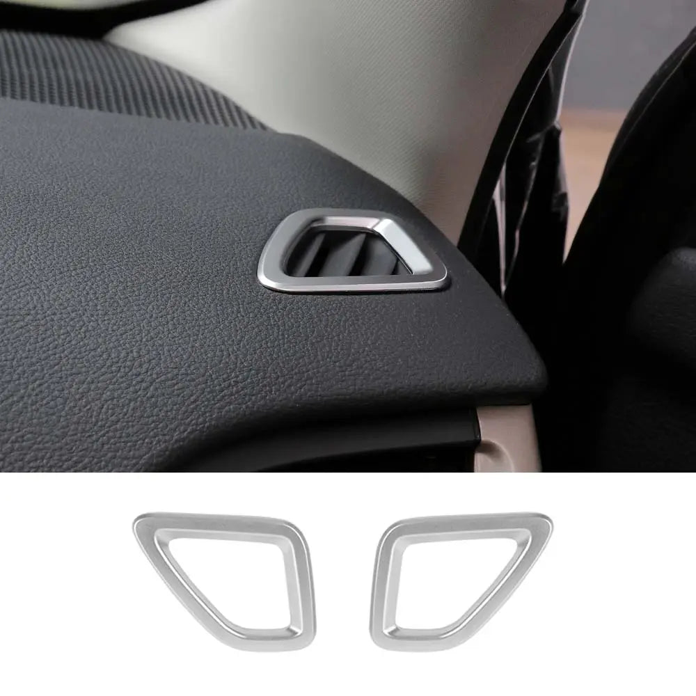 For 2014+ Jeep Cherokee 2pcs Up Vent Decoration Ring Cover Trim