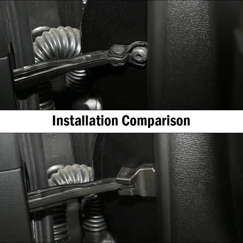 For 2014+ Jeep Cherokee 4x Door Stopper Limit Cover Trim Black