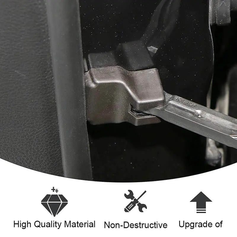 For 2014+ Jeep Cherokee 4x Door Stopper Limit Cover Trim Black