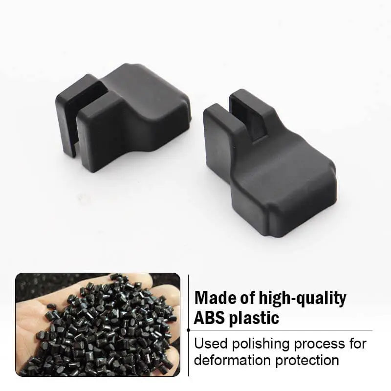 For 2014+ Jeep Cherokee 4x Door Stopper Limit Cover Trim Black