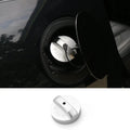 For 2014+ Jeep Cherokee Aluminum Alloy Inner Fuel Gas Lid Filler Tank Cap Door Trim Cover