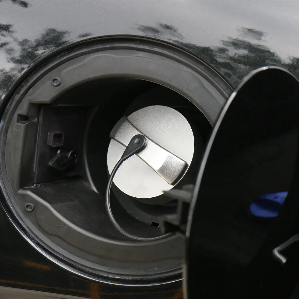 For 2014+ Jeep Cherokee Aluminum Alloy Inner Fuel Gas Lid Filler Tank Cap Door Trim Cover