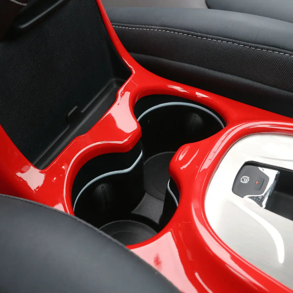 For 2014+ Jeep Cherokee Central Console Gear Shift Decor Cover Trim
