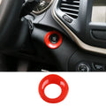 For 2014+ Jeep Cherokee Ignition Engine Start Key Cover Ring Trim