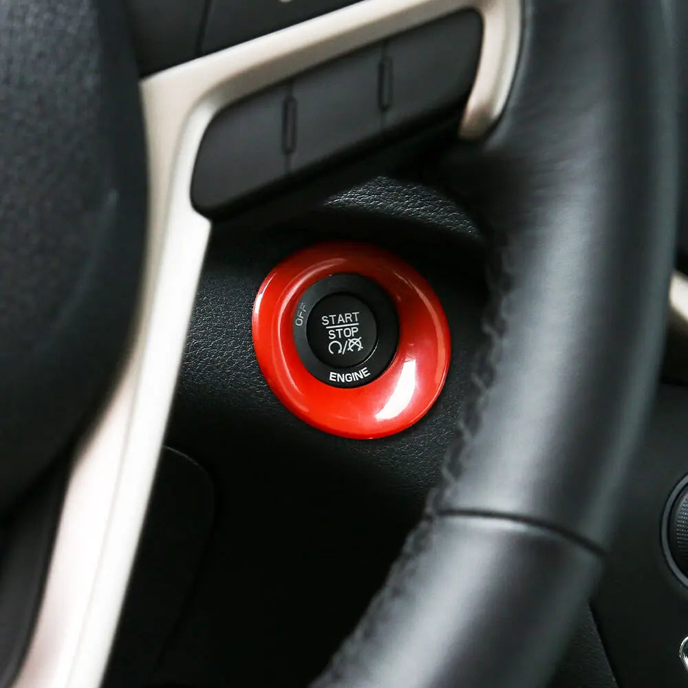 For 2014+ Jeep Cherokee Ignition Engine Start Key Cover Ring Trim