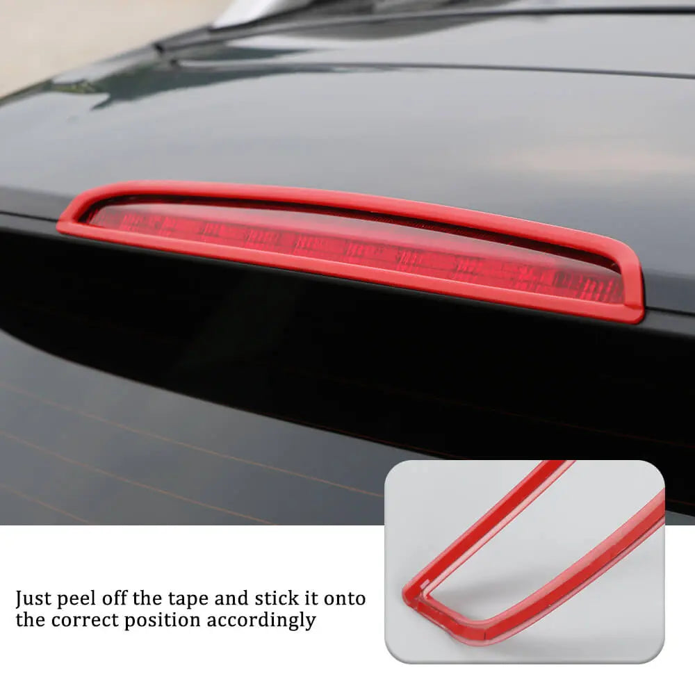 For 2014+ Jeep Cherokee Rear High Brake Light Bezels Ring Trim