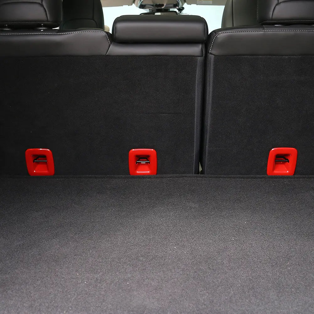 For 2014+ Jeep Cherokee Rear Seat Back backrest Cover Molding Trim 3PC