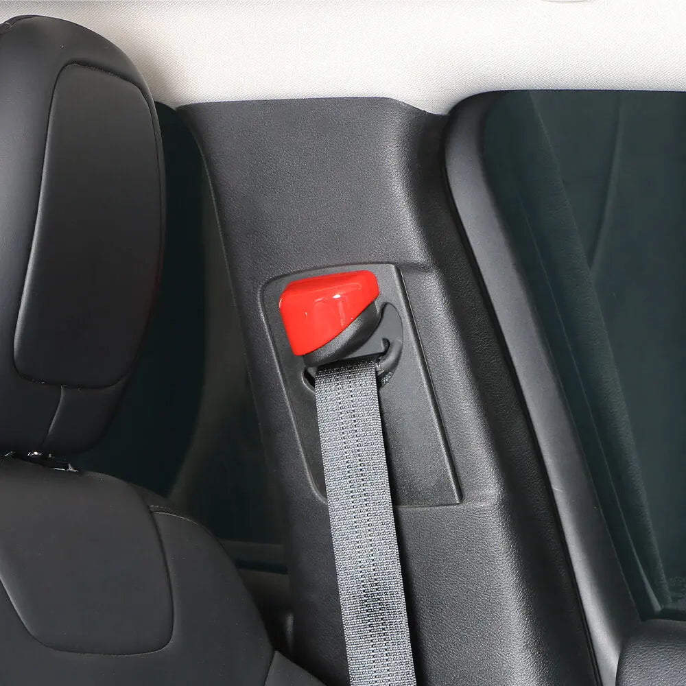 For 2014+ Jeep Cherokee Seat Belt Buckle Adjust Cover Trim ABS