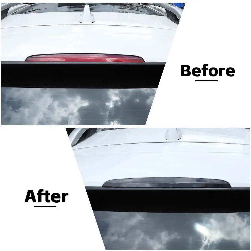 For 2014+ Jeep Cherokee Smoked Black High Brake Light Trim Cover