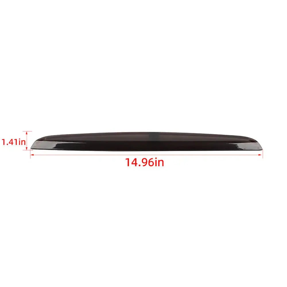 For 2014+ Jeep Cherokee Smoked Black High Brake Light Trim Cover