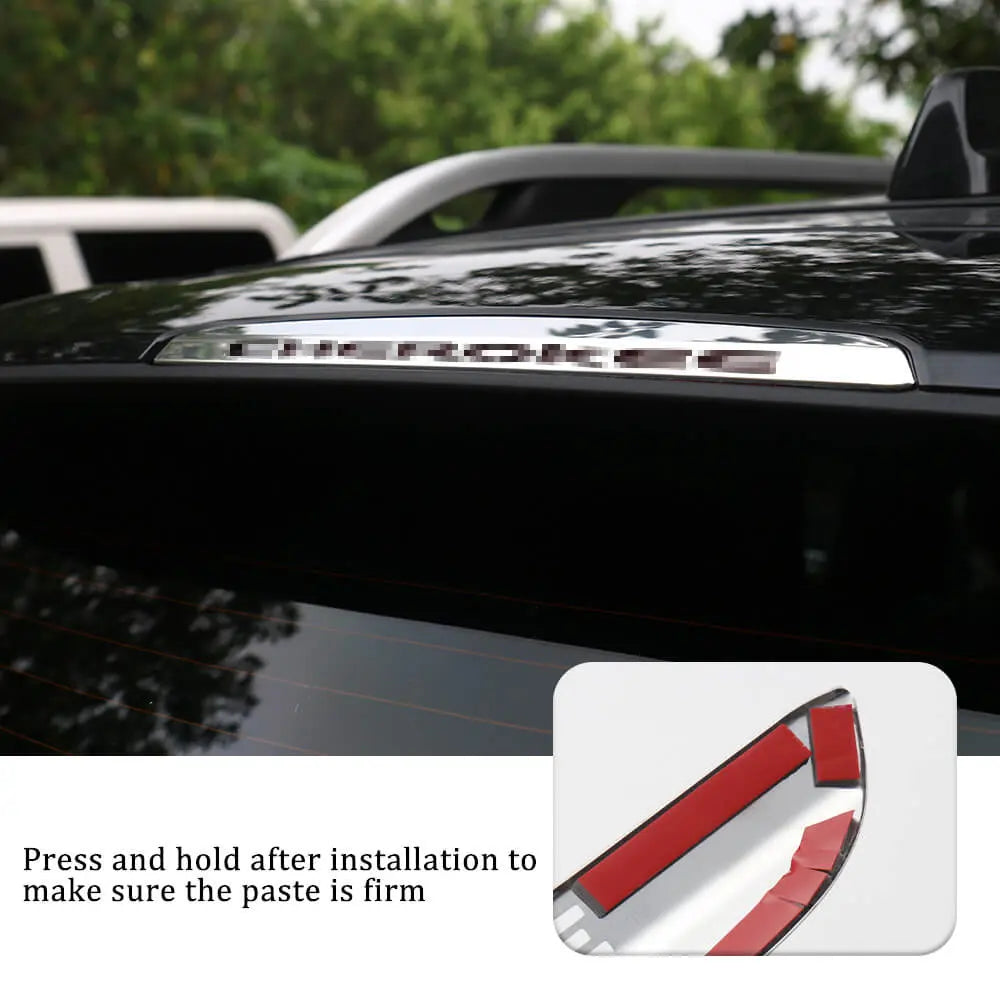For 2014+ Jeep Cherokee Steel Car High Position Brake Light Cover