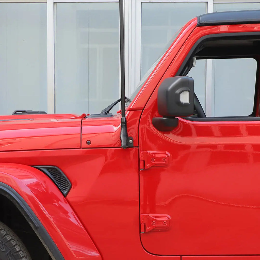 For 2014+ Jeep Wrangler JK JL Side A-pillar Corner Antenna Mounting Bracket Accessories