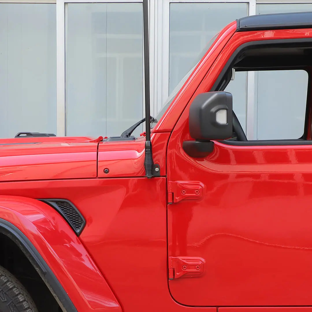 For 2014+ Jeep Wrangler JK JL Side A-pillar Corner Antenna Mounting Bracket Accessories